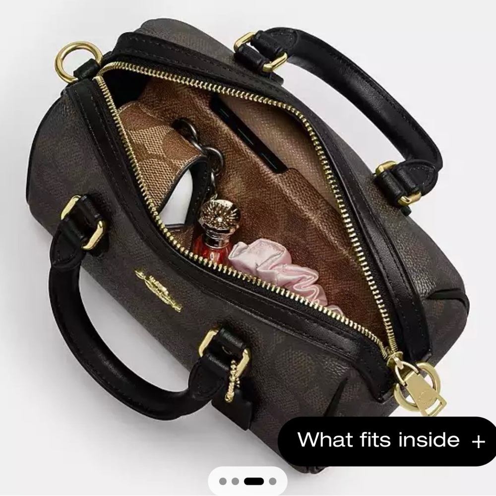 (SOLD) Coach NWT Rowan Crossbody Bag in Signature Leather - Picture 5 of 7